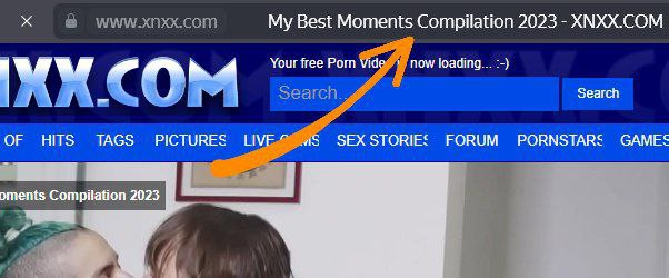 Copy the XNXX video URL
